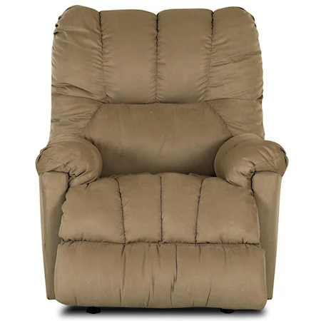 Rocker Reclining Chair with Pillow Arms